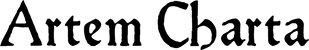 Artem Charta Logo Black